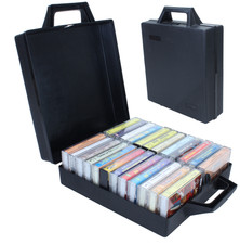 Classeur cassette Mallette range boîte pour 24 K7 Audio (Réf#G-555)