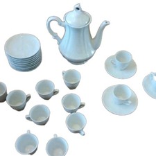 Service à café ancien blanc