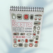 Classeur de recettes Mes Recettes Préférées– Chevalet pratique pour la cuisine