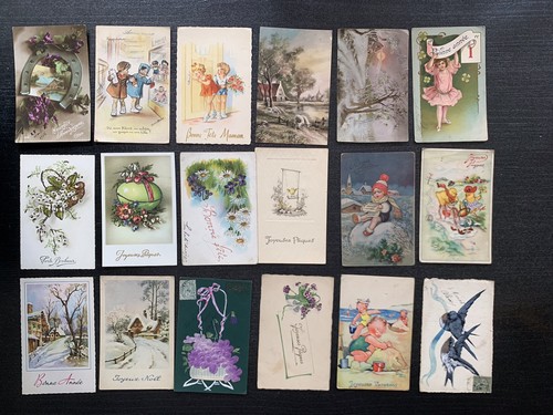 Lot cartes postales - lot, 17
