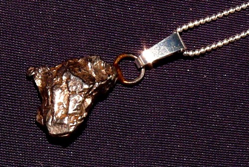 Pendentif météorite campo - pendentif,