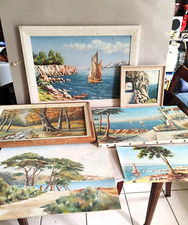 Collection de 6 tableaux du