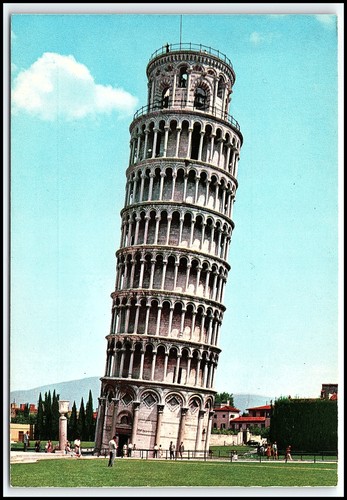 Carte postale chromée - , pise