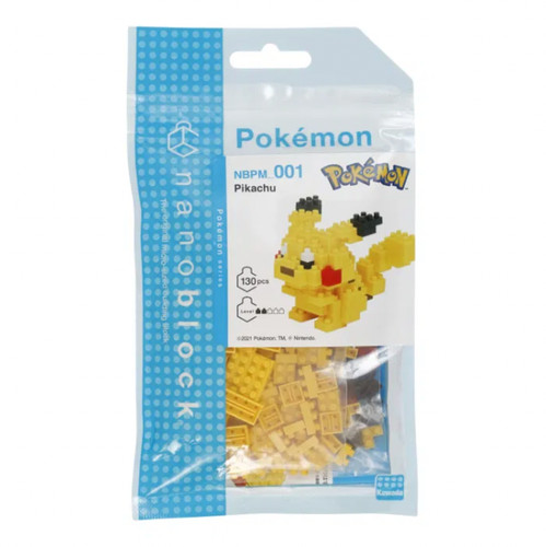 Nanoblock pokémon pikachu - pokémon,