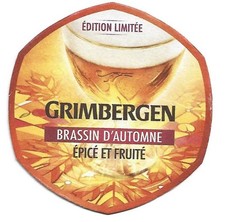 2 Sous Bocks neuf viltje, coaster GRIMBERGEN DE NOËL 2025 NEW recto verso NEW