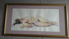 gouache signée Anne smith