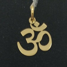 Pendentif Or 18K 750 Mls. Symbole Mantra OM