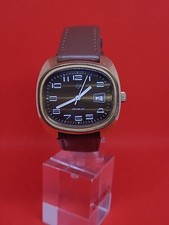 Belle montre vintage homme ISA Pl Or fonctionne 