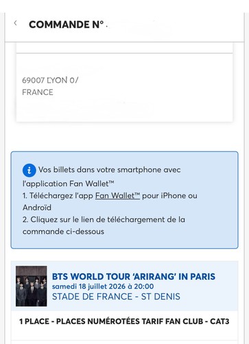 Ticket concert bts world tour - world,