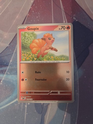 Carte pokémon reverse goupix - carte,