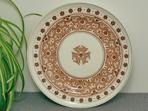 Ancien assiette faïence de - assiette, en