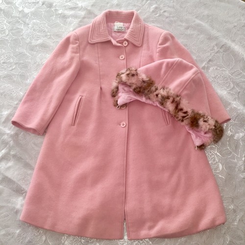 Pink wool children girls - children’s,