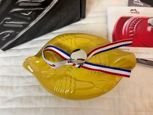 Mini pot fonte jaune citron - en,