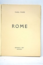LIVRE ANCIEN FAURE ROME ILLUSTRE GUIDE TOURISTIQUE ANTIQUITE 1926
