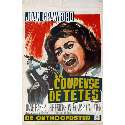 Coupeuse tetes affiche - de,