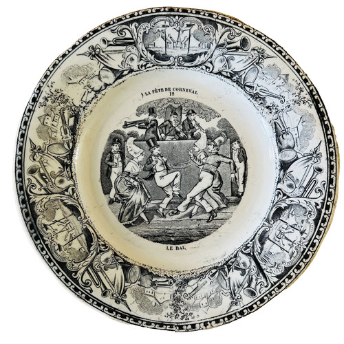 Assiette parlante creil - parlante,