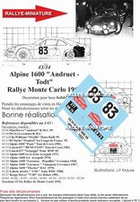 DECALS 1/24 REF 4334 ALPINE