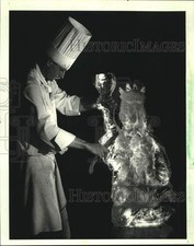 1986 Press Photo Chef Garde