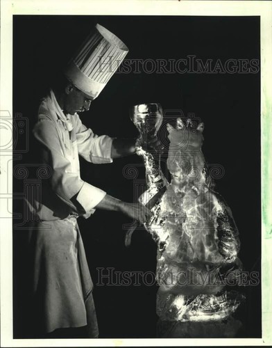 1986 press photo chef garde - press,