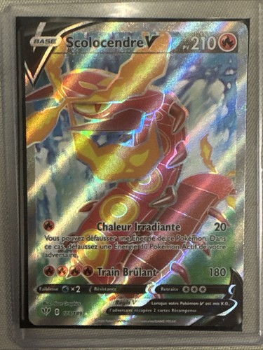Carte pokémon scolocendre - scolocendre, v