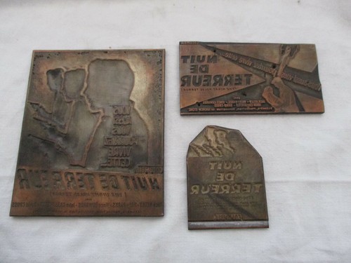 Plaque imprimerie cinema film - imprimerie,