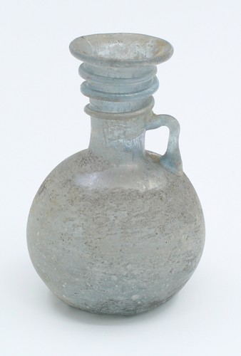 Vase verre irisé technique - verre,