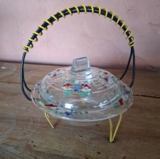 Bonbonnière verre décor