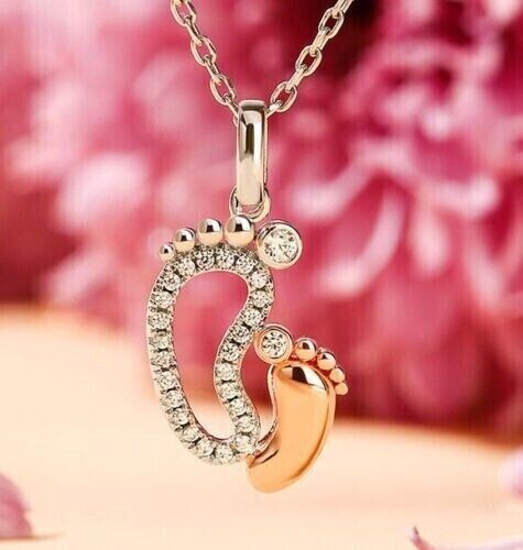 Pendentif pied bébé - pendentif,