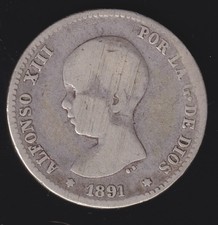 ESPAGNE MONNAIE ALFONSO XIII 1