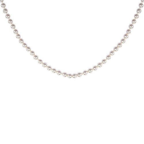 Collier perles imitation - , de