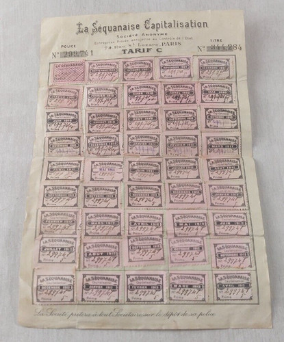 Ancien titre porteur la - ancien,