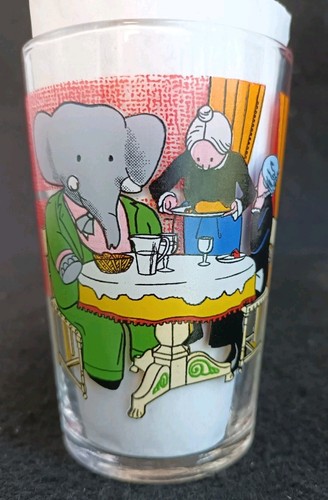 Verre moutarde babar à - verre,