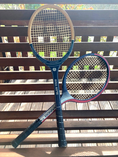 Deux raquettes tennis en - raquettes, de