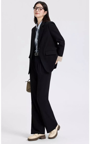 Tailleur élégant femme noir - tailleur,