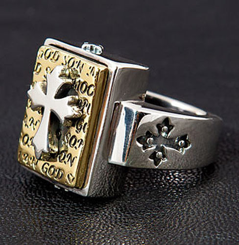 Bague homme croix - homme,