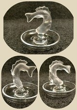 Baguier Lalique France poisson cristal dépoli coupelle vide poche TBE