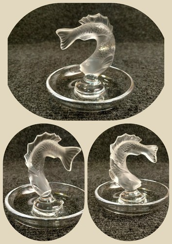 Baguier lalique france poisson - lalique,