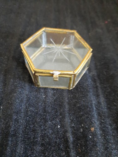 Boîte ancienne verre - ancienne,