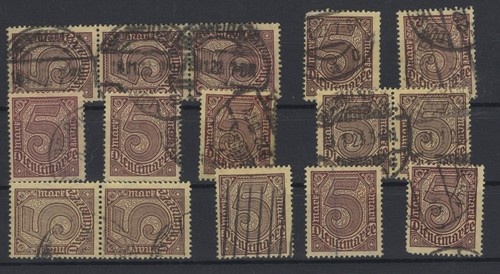 Lot timbres service du - lot, de