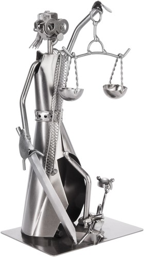 Sculpture justice figure - de, la