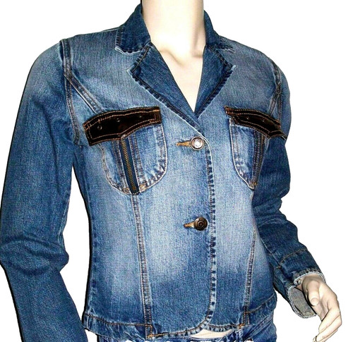 Veste jeans cintrée - en,