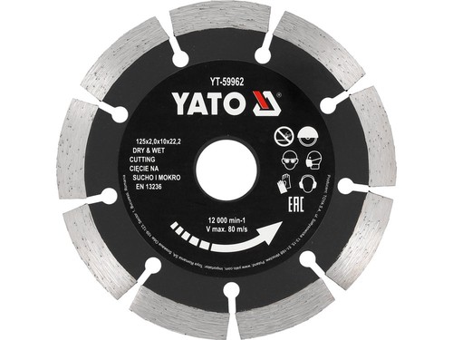 Disque diamant 125mm 10mm - disque,