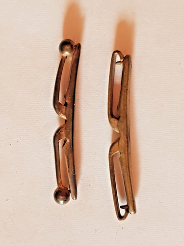 Ancien lot pince cravate - pince,