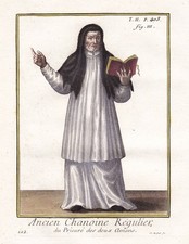 Deux-Amants Ordre De Saint Augustin Ordre Costume Gravure 1790