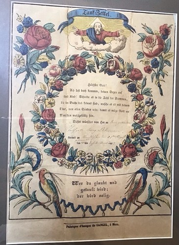 Goettelbrief taufzettel - goettelbrief,