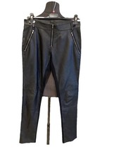 Superbe Pantalon Cuir Noir