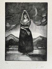 Achille OUVRE gravure sur bois