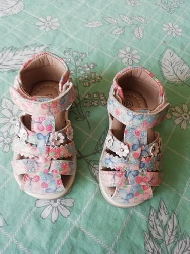 Sandales rose imprimé - sandales,