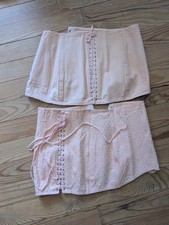 2 anciens Corset / Gaine Vintage beige / Lingerie Ancienne, vintage, burleque