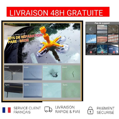 Kit réparation pare - réparation, pare-brise